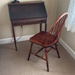 Antique desk And Chair