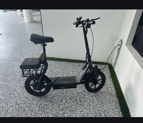 Ebike e-scooter rides good 22 mph with key not free and charger last pretty good