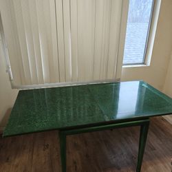 Hardwood Table Green Converts To Seat 6