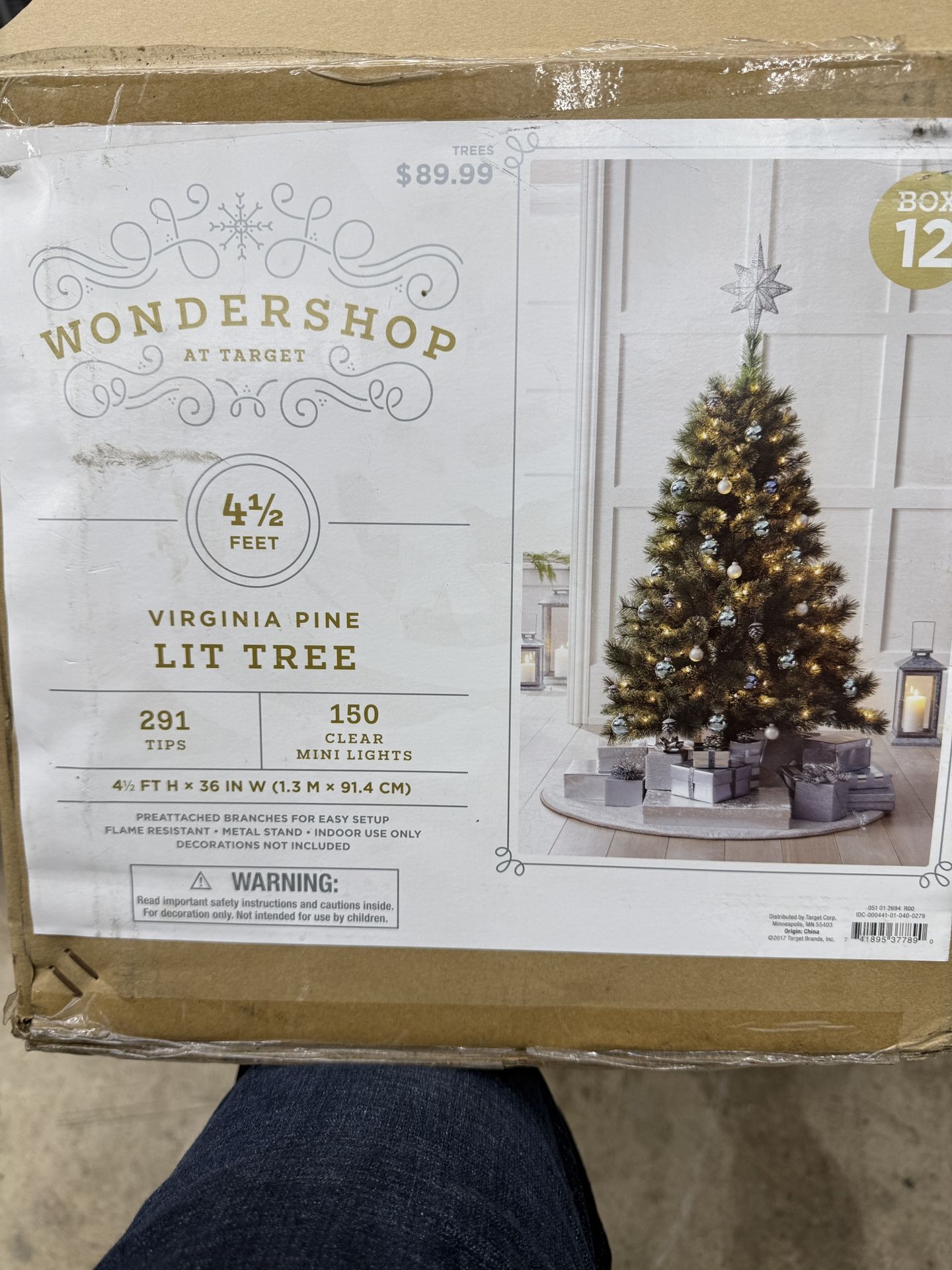 Pre Iit Christmas Tree 4.5ft