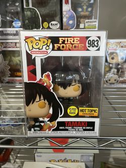 Tamaki Fire Force Glow In Dark Funko