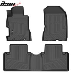 Fits 2006-2011 Honda Civic Sedan 3D Anti-Slip Floor Mats All Weather TPE Carpet 3PCS