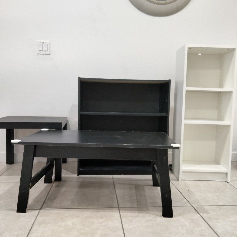 IKEA Book Shelves And Tables - All For $20