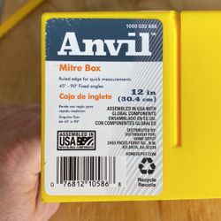 Mitre Box And Hacksaw By Anvil (Home Depot) Used 1 Time