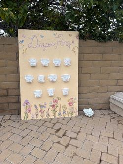 Diaper Pong for Baby Shower