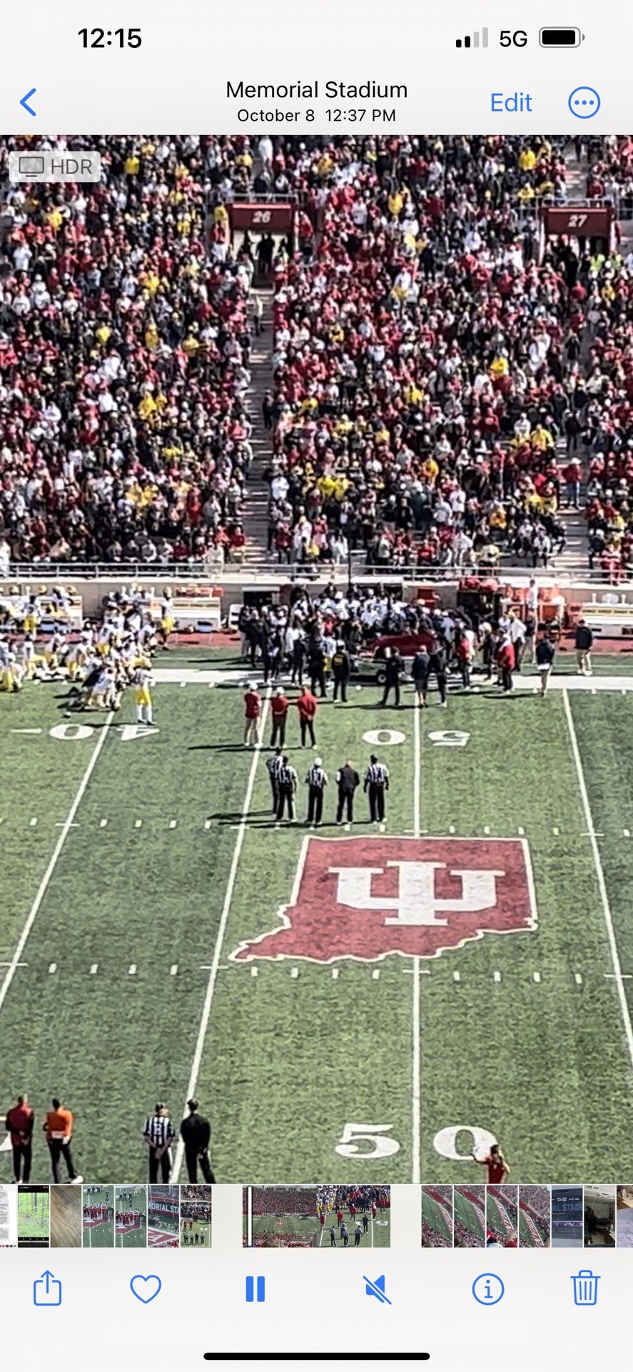 IU vs PU Football