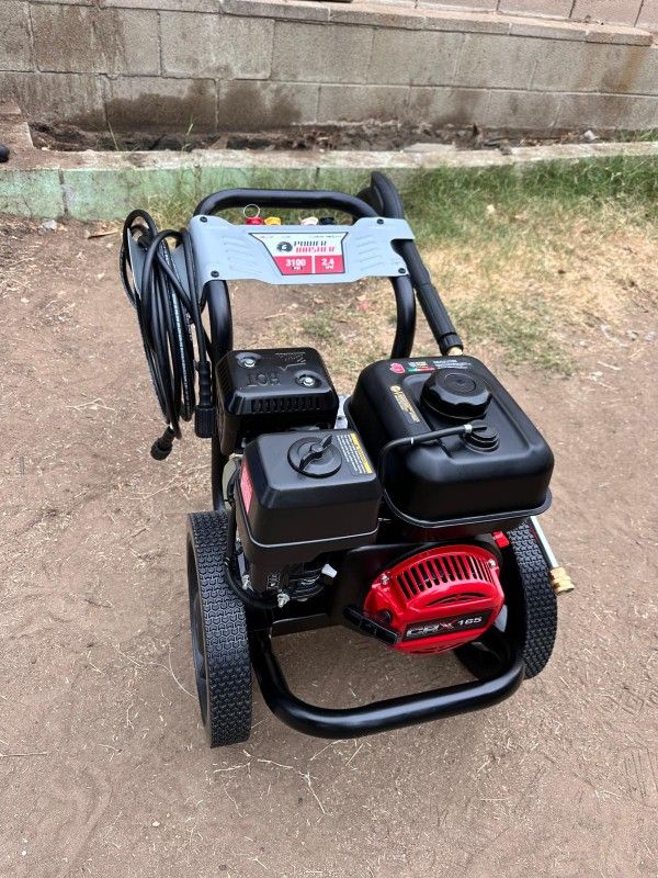 Powerwasher
3100 PSI 2.4 GPM Cold Water Gas Pressure Washer with 163cc Engine