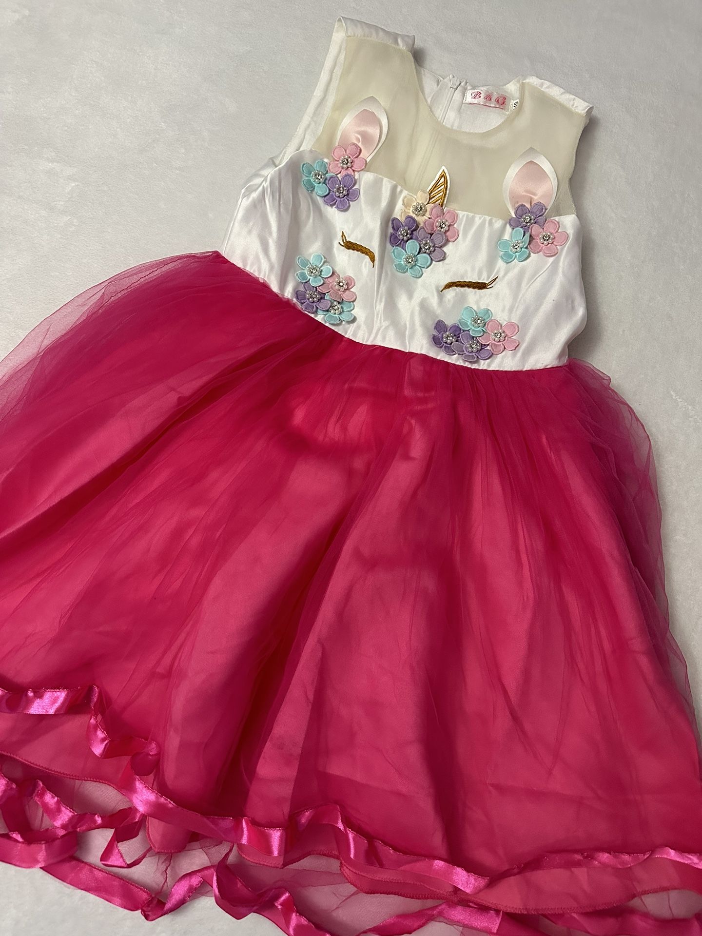 Girl Unicorn Dress Size 6
