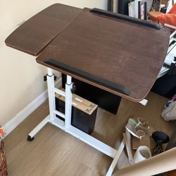 adjustable rolling laptop/overbed table 