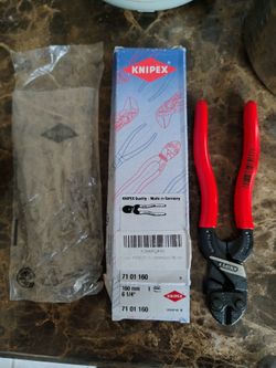 Knipex small bolt cutters 6inch