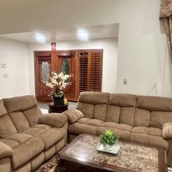 Sofa And Loveseat Reclining ( Fabric Material )