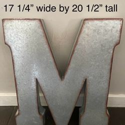 Large Metal M