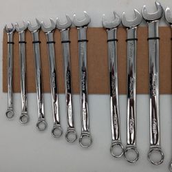 Snap-On 12 Point Metric Flank Drive Plus Combination Wrench Set 10 Pc)