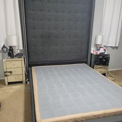 NEED GONE QUEEN BED FRAME WITH BOX SPRING 
