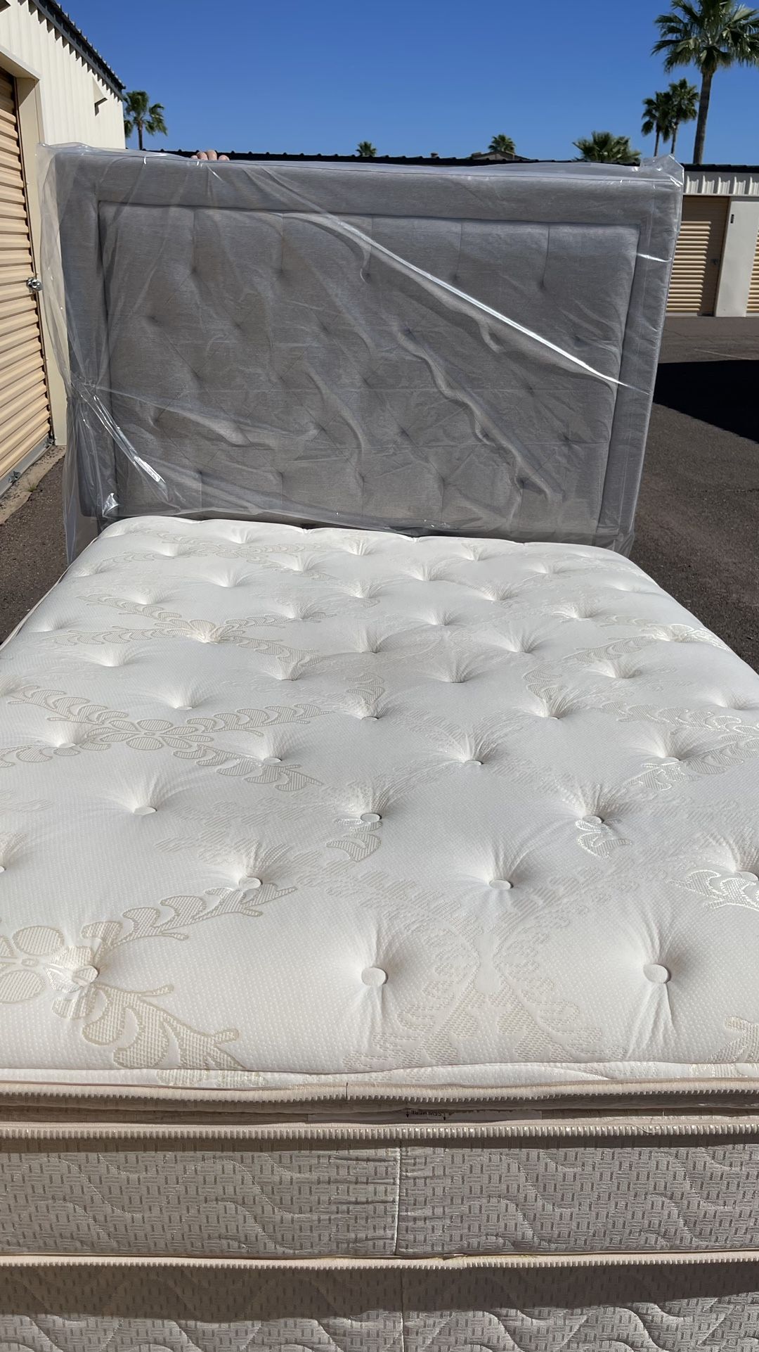 Full Size Mattress And Headboard 