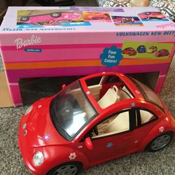 Barbie Volkswagen New Beetle- Red!!