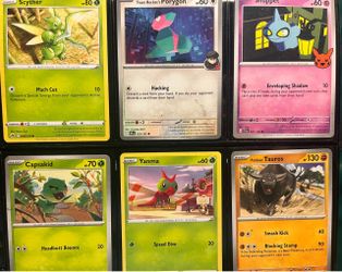6 pokemon cards