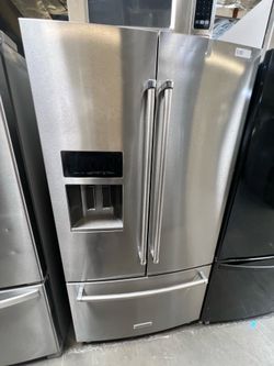 Kitchenaid 3dr fridge stainless steel