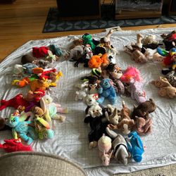 Beanie Babies And Minnie Beanies  