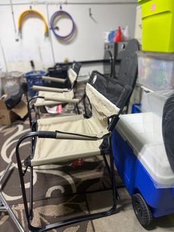 Coleman brown chairs