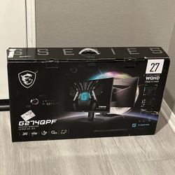 MSI G274QPF 27" WQHD Flat Rapid IPS Gaming Monitor 170Hz/1ms HDR400
