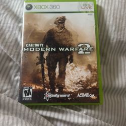 Call duty modern warfare 2 Xbox, 360.