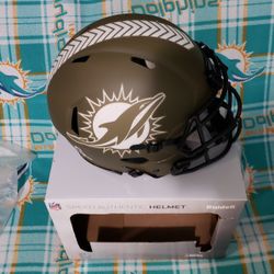 Miami Dolphins Authentic Riddell Full Size Helmets