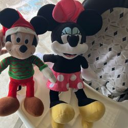 Mickey And Minnie Mouse.