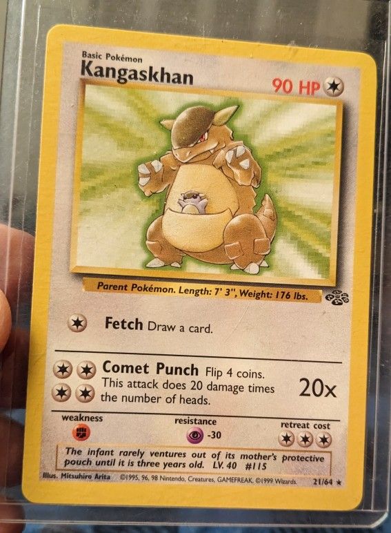 1999 Pokemon Jungle 21/64 Kangaskhan