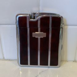 Vintage 1940’s Robson Art Deco Cigarette Case With Lighter