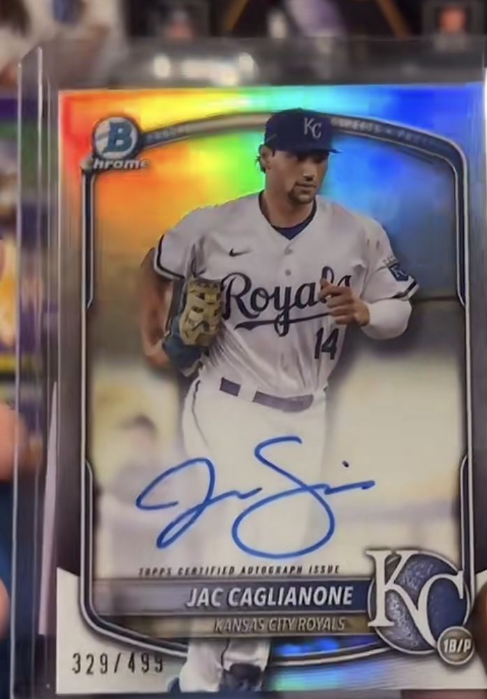 🔥 2024 Bowman Chrome Jac Caglianone Refractor Auto /495