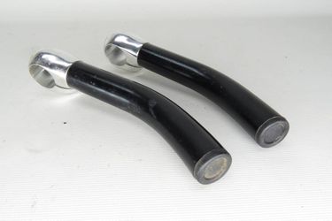 Lightweight alloy Black Anodized MTN bike bar end brush guards