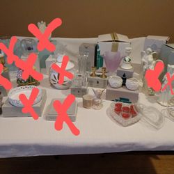 Large Lot of Partylite Candle Holders