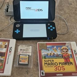 Nintendo 3DS Console And Games 