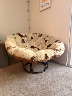 World market cost plus- cow papasan chair