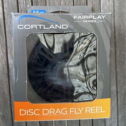 Cortland Fair Play Fly Reel 5/6 Weight Disc Drag NEW