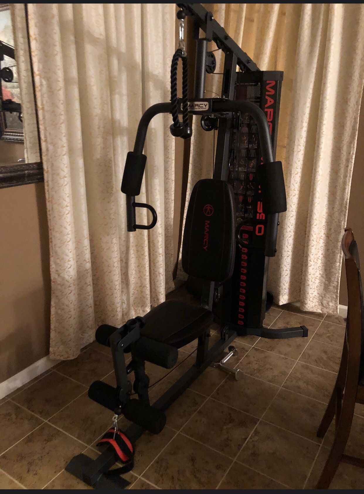 Home gym weight machine