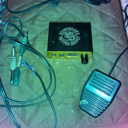 Tattoo Guns And Foot Pedal 
