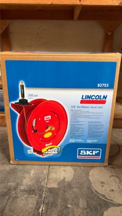 Lincoln 3/8” Air/Water hose reel