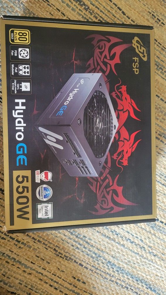 Computer Part Hydro GE 550w 80 Plus Gold