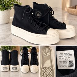 Converse Chuck Taylor All Star Lift Platform – Black – Women’s 6