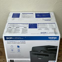 NEW SEALED Brother Monochrome Laser Printer, Compact Multifunction Printer and Copier, DCPL2550DW