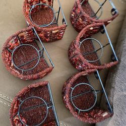 Hanging  Beaded Candle Holders