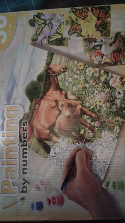 4 paint by number pictures