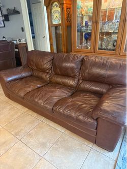Free leather couch!