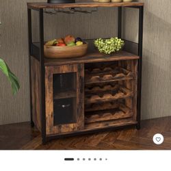 Wooden Bar Cabinet 