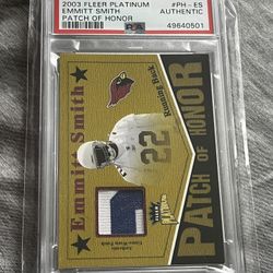 Emmitt  Smith Football Patch Card
