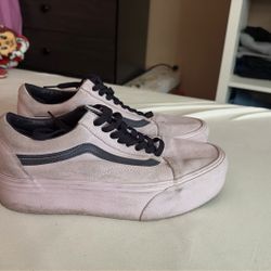 platform purple vans