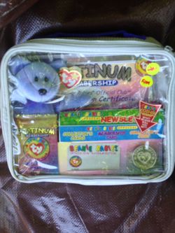 Beanie bear collectors set. Membership package!