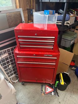 Craftsman Red Rolling Tool Chest Cabinet